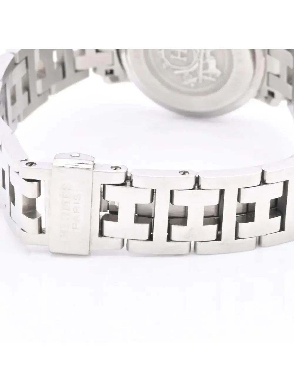 Hermes Clipper Nacre 2****** Silver #284859H19B